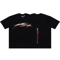 Hellstar Gradient Blade Logo Black Tee