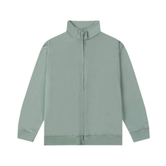 ESSENTIALS Fear Of God Sage Green Half Zip Mock Neck Sweatshirt