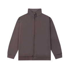 ESSENTIALS Fear Of God Dark Taupe Half Zip Mock Neck Sweatshirt