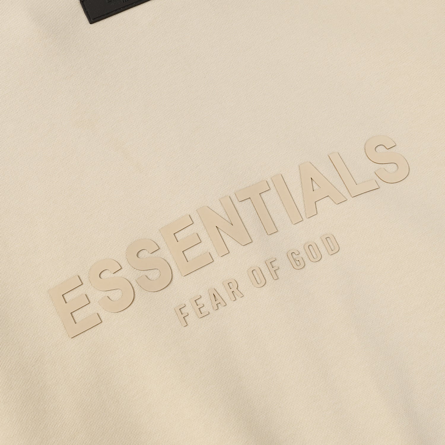 ESSENTIALS Fear Of God Cream Half Zip Mock Neck Sweatshirt