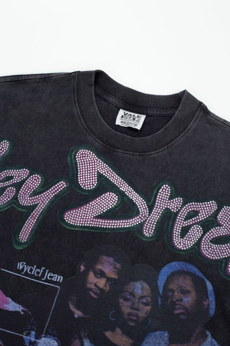 Valley Dreams Fugees Lauryn Hill Vintage Rap Portrait Washed Tee