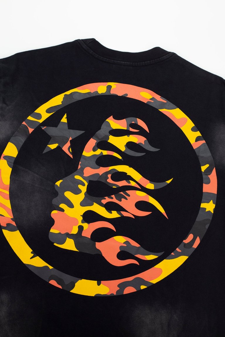 Hellstar Studios Camo Arrow Logo Vintage Tee