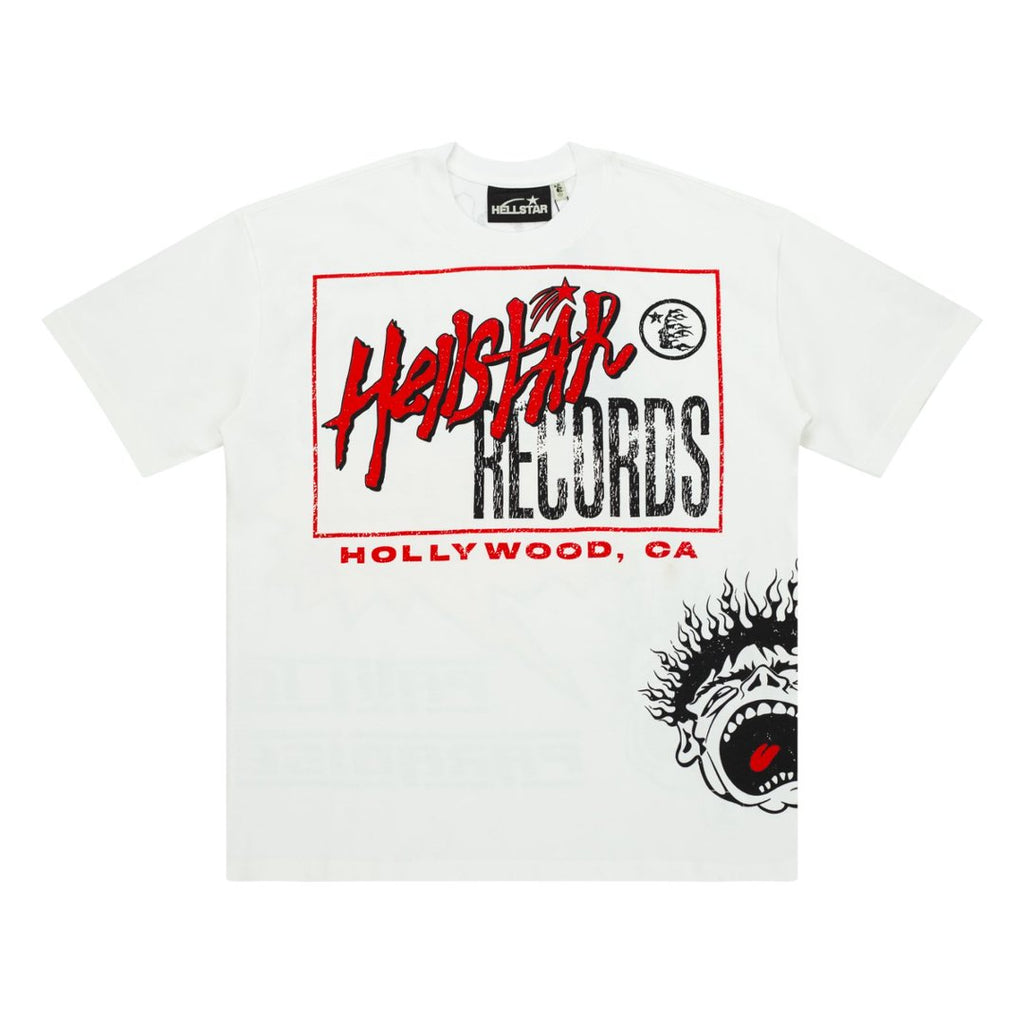 Hellstar Records Hollywood Screaming Face White Tee