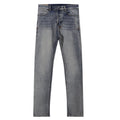 Ksubi Allover Cross Embroidery Light Washed Slim Jeans
