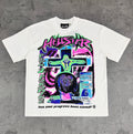 Hellstar Path 2 Paradise Cyber Computer White Tee