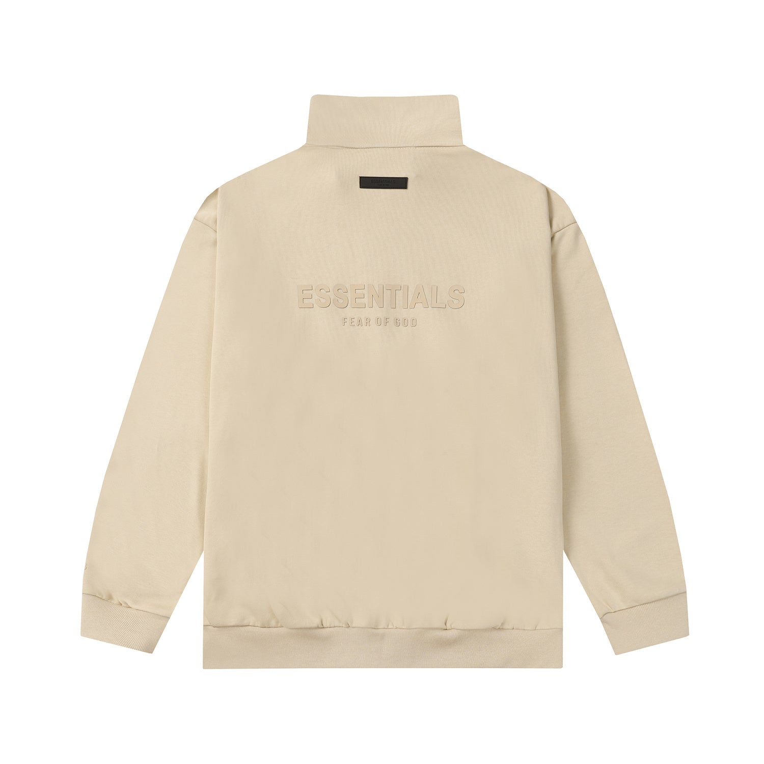 ESSENTIALS Fear Of God Cream Half Zip Mock Neck Sweatshirt