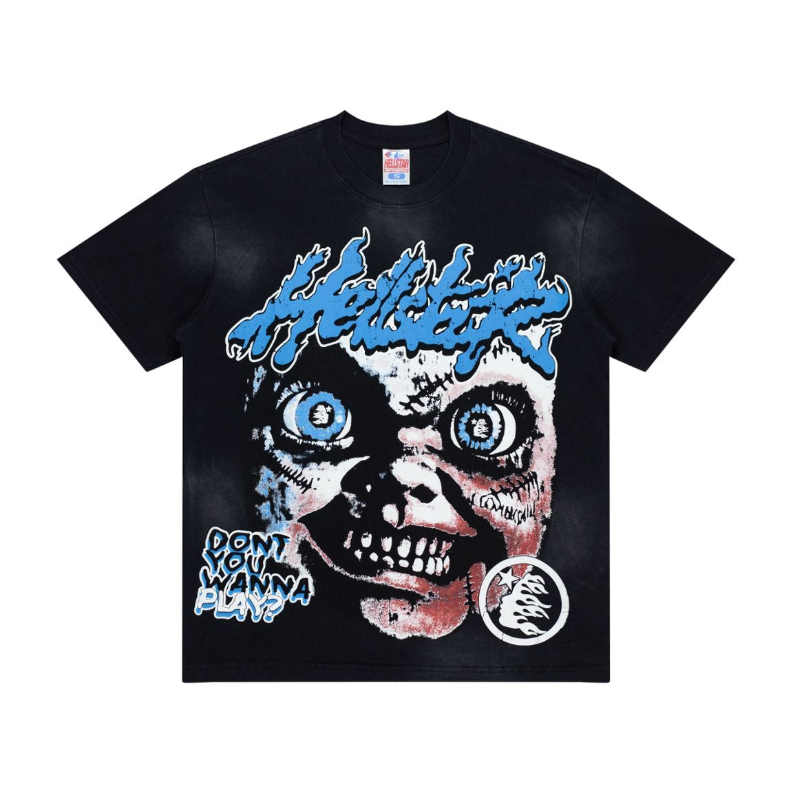 Hellstar Studios Chucky Don't You Wanna Play Graphic T‑Shirt