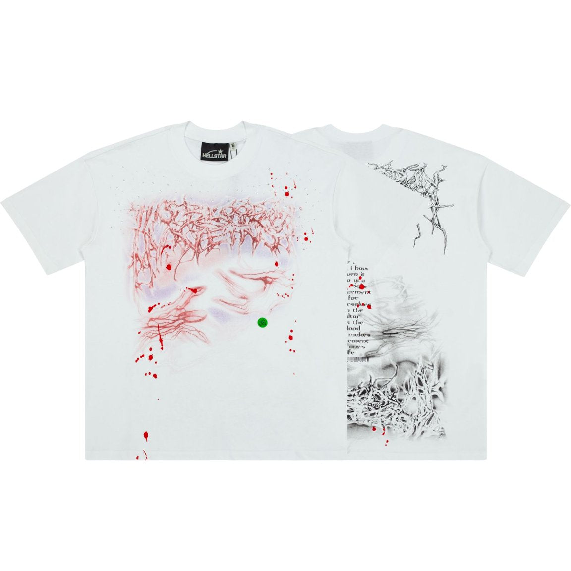 Hellstar Bloody Veins White Tee