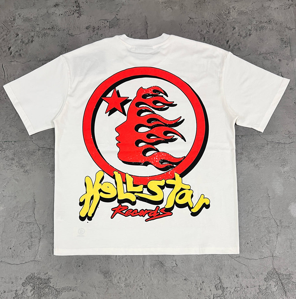 Hellstar Records Earth Headphone White Tee