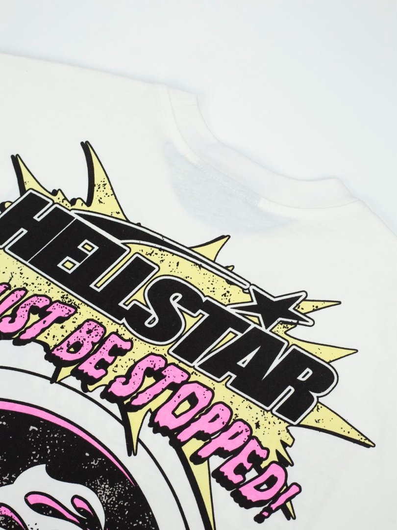 Hellstar Breaking News Comic White Tee