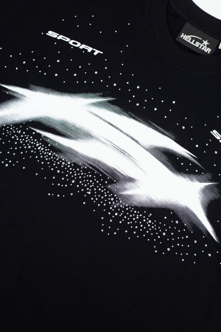 Hellstar Sport Blur Arrow Black Tee