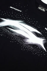Hellstar Sport Blur Arrow Black Tee