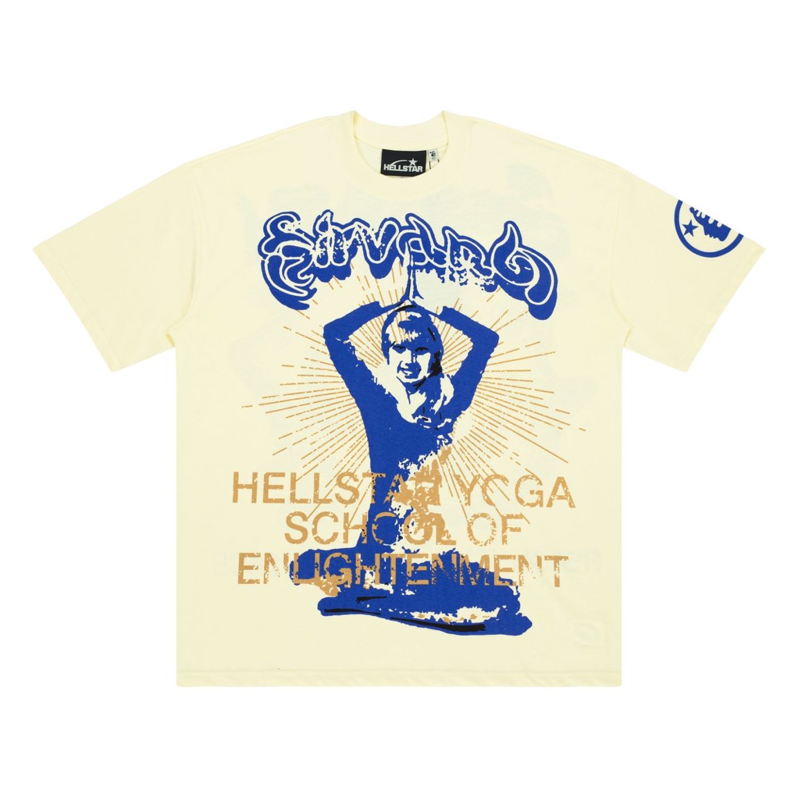 Hellstar Yoga School Of Enlightenment Cream Tee