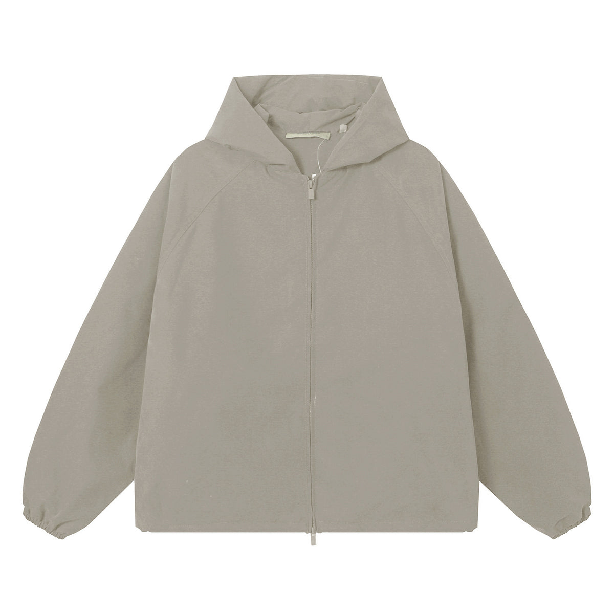 ESSENTIALS Fear Of God Grey Sage Hooded Windbreaker Jacket