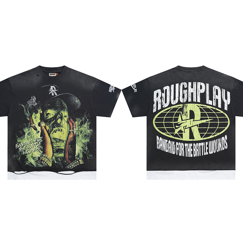 Rough Play T Shirts RoughPlay Ghost Face
