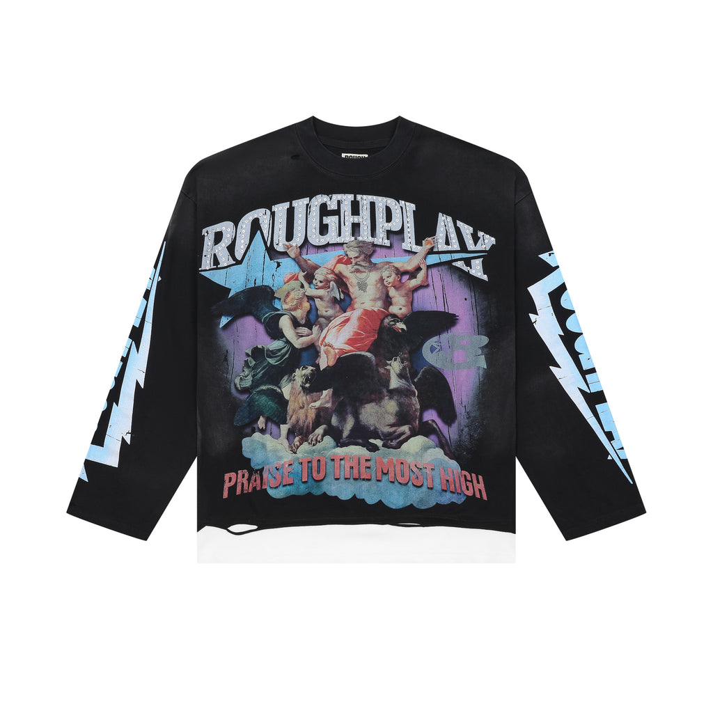 ROUGHPLAY Praise To The Most High Renaissance Vintage Long Sleeve Tee