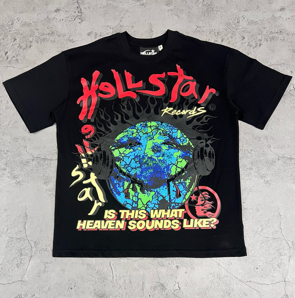 Hellstar Records Earth Headphone Black Tee