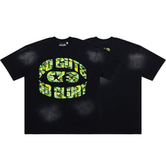 Hellstar No Guts No Glory Green Camo Gradient Black Tee