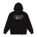 Good Brand Pearl Letter Black Hoodie