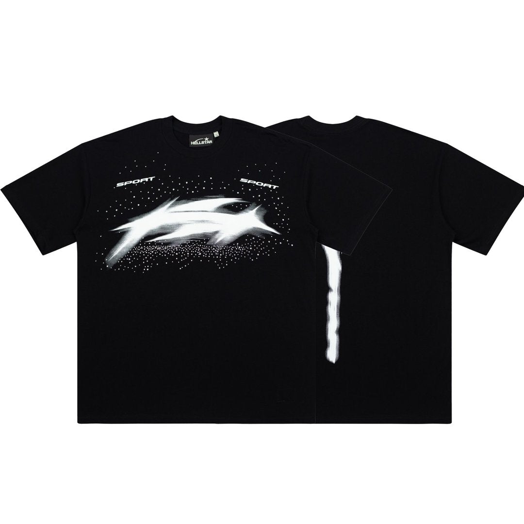 Hellstar Sport Blur Arrow Black Tee