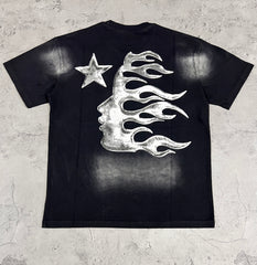 Hellstar Path To Paradise Washed Black Tee