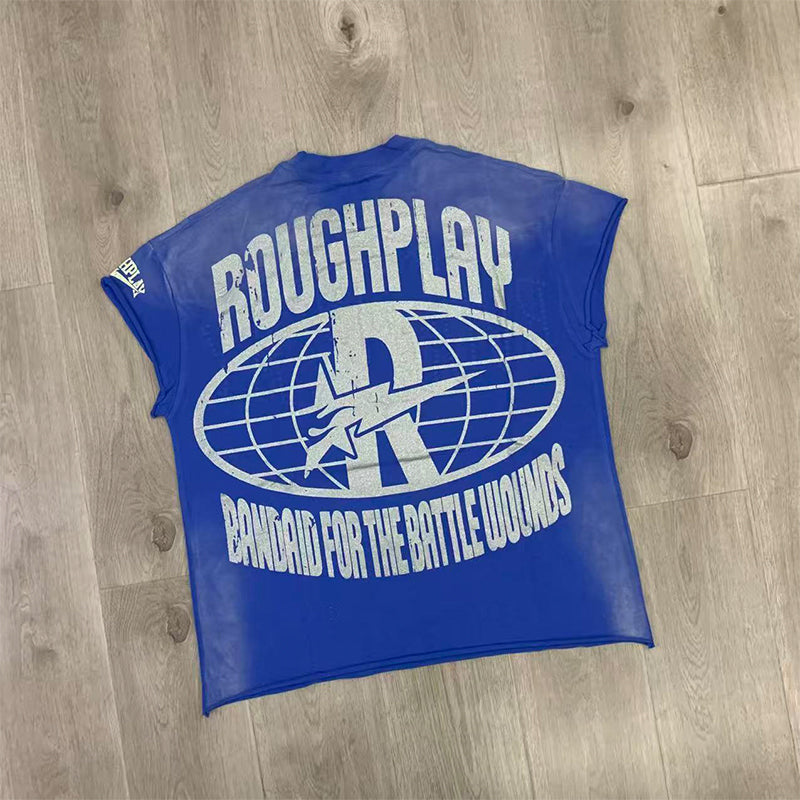Rough Play T Shirts RoughPlay War Ready CutOff Sleeves Diamond